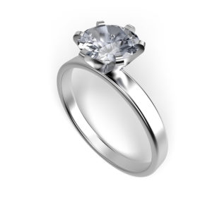 Solitaire Ring 6 Prong Setting