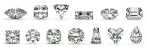 Diamond Cuts and Shapes Moissanite