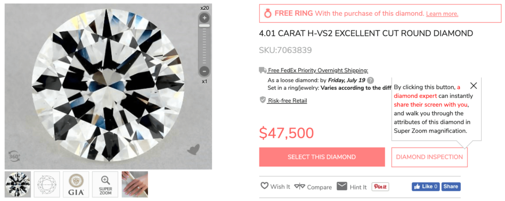 buying tips 4 carat diamond