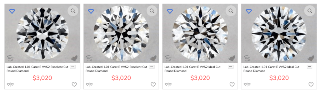 High quality lab hot sale created diamonds