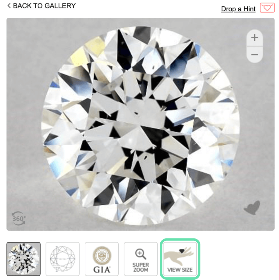 5-carat diamond ring size